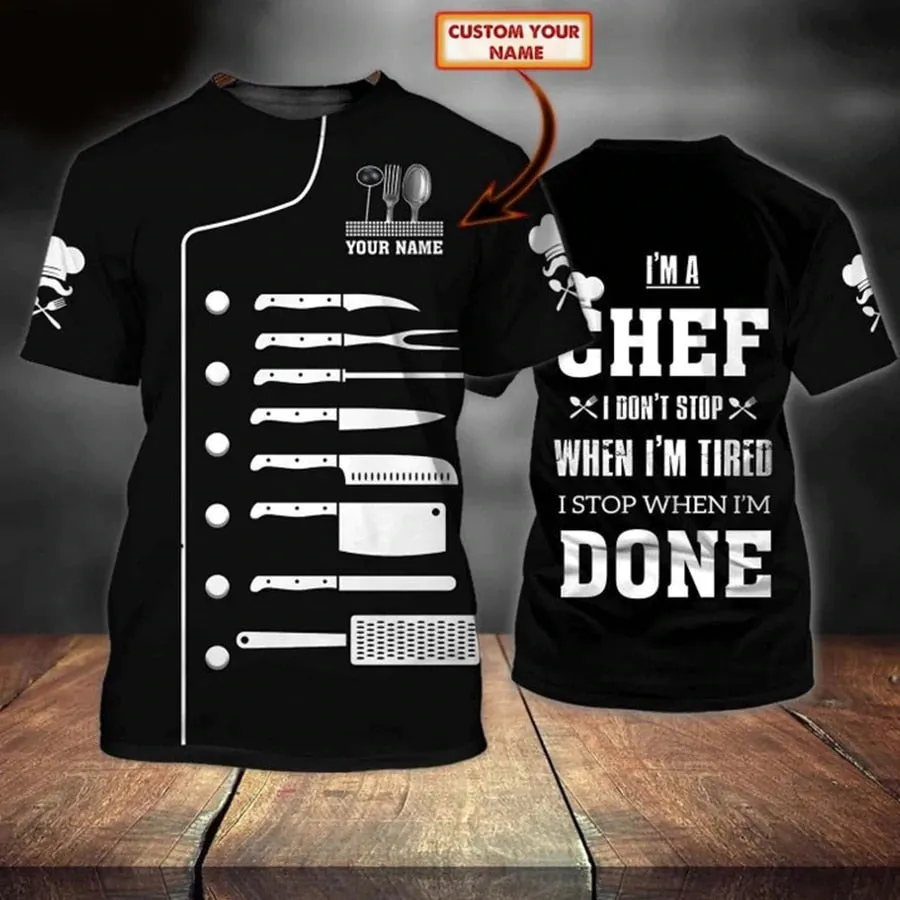 PROUD CHEFS T-SHIRT DESIGN - 3D