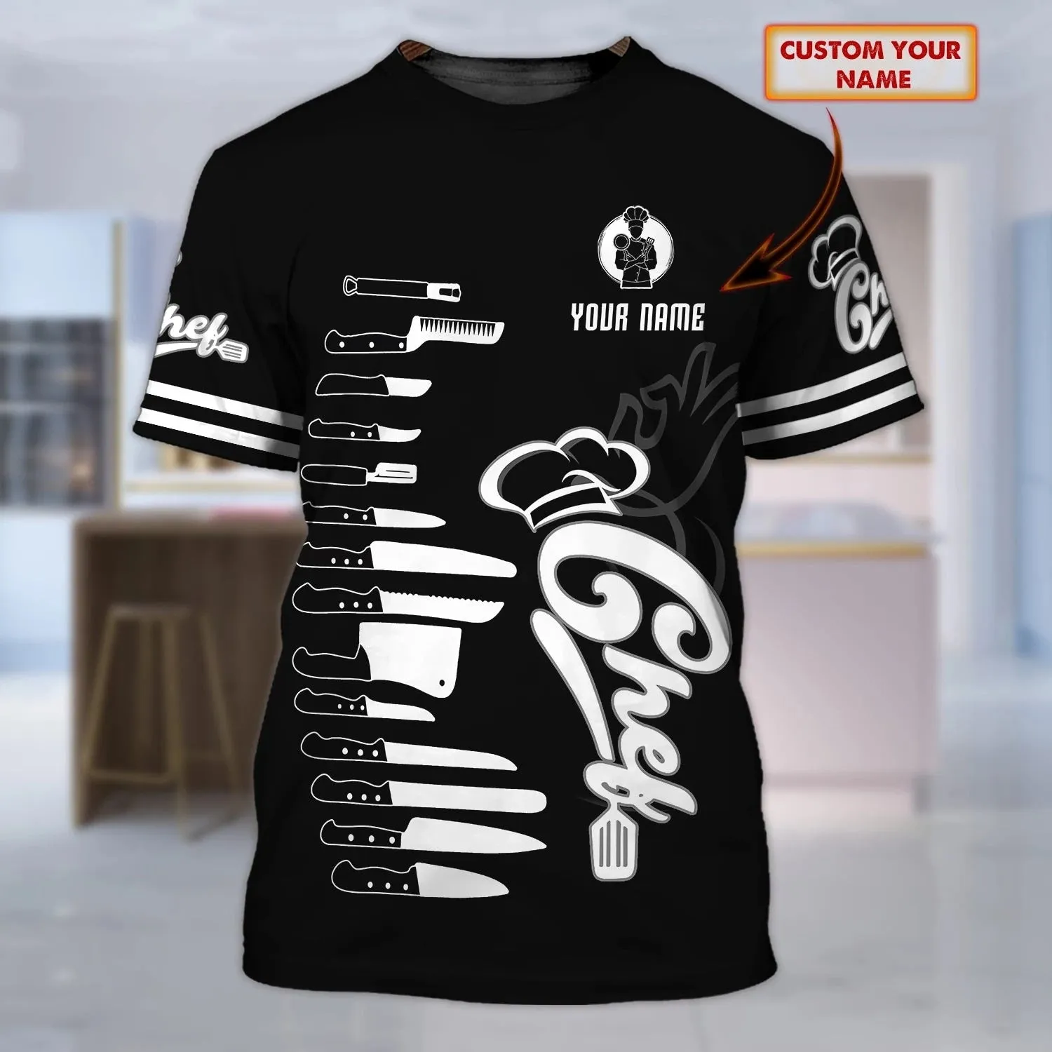 PROUD CHEFS T-SHIRT DESIGN - 3D