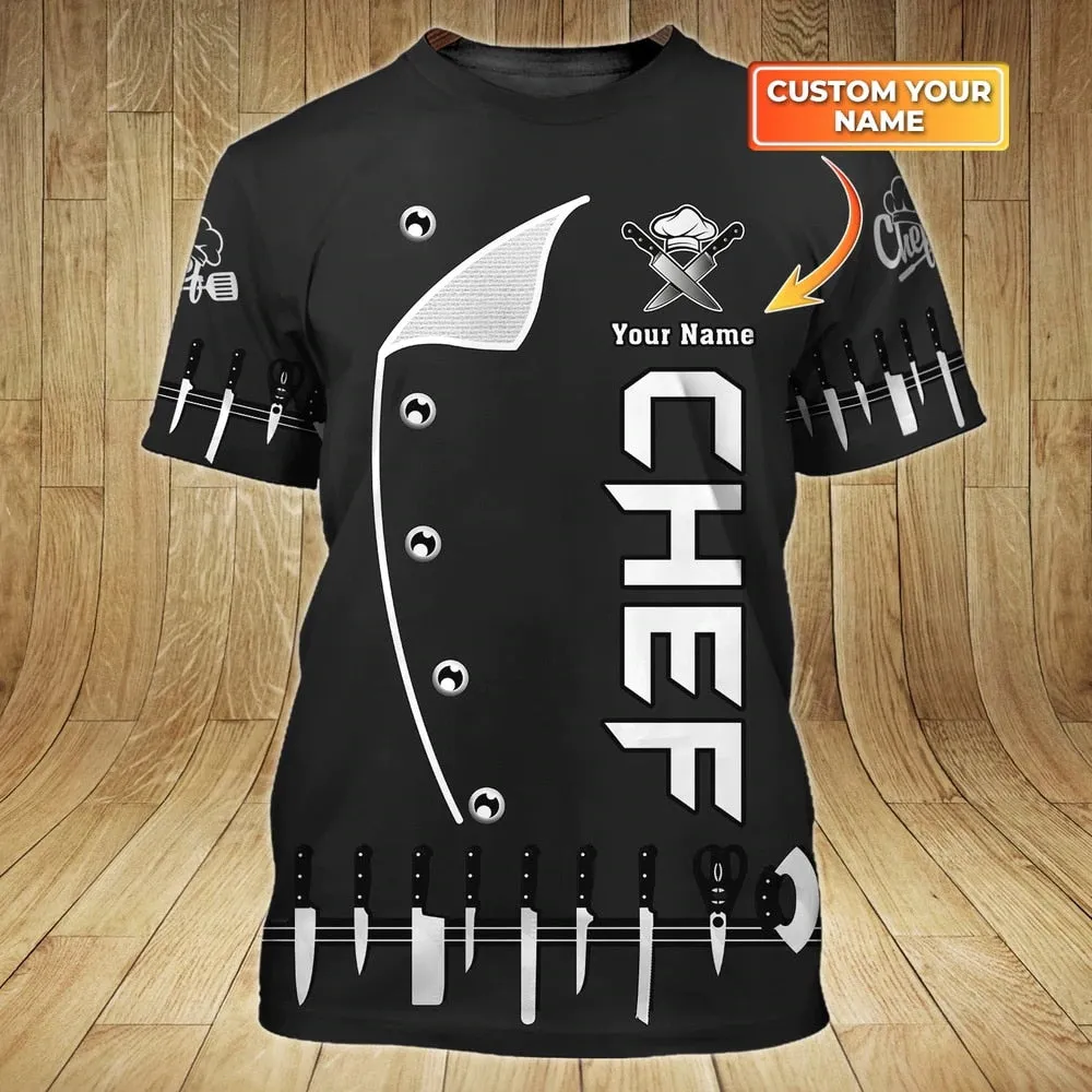 PROUD CHEFS T-SHIRT DESIGN - 3D