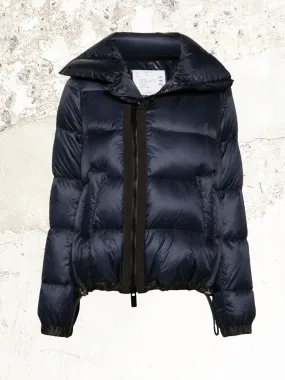 sacai zip-up puffer jacket