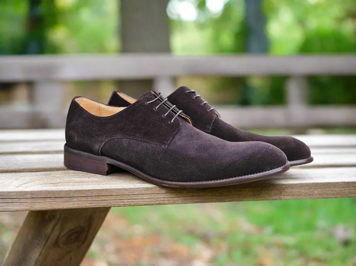 Suede Lace-up Oxford