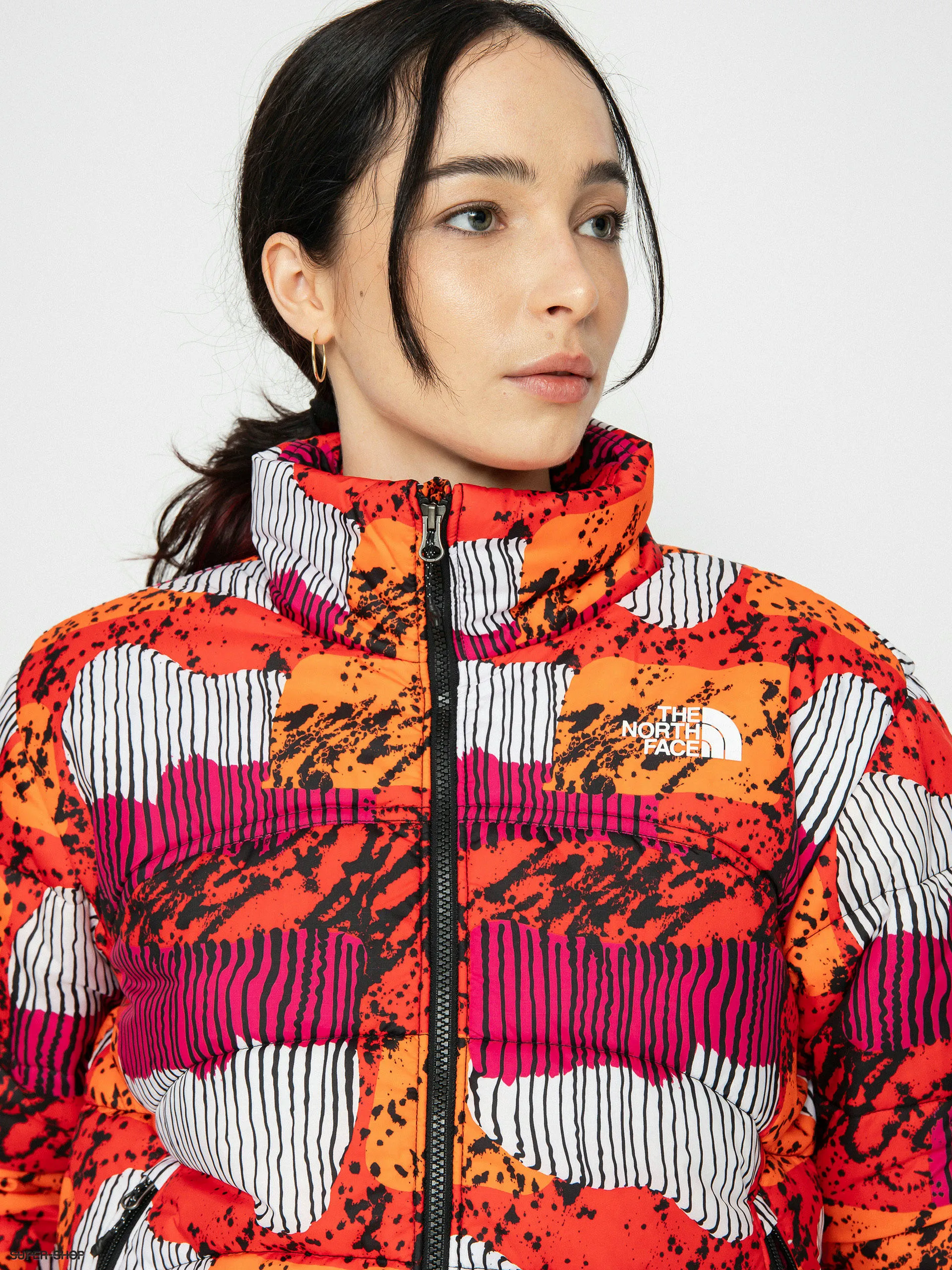 The North Face Tnf 2000 Jacket Wmn (fiery red abstr ysmt pt)