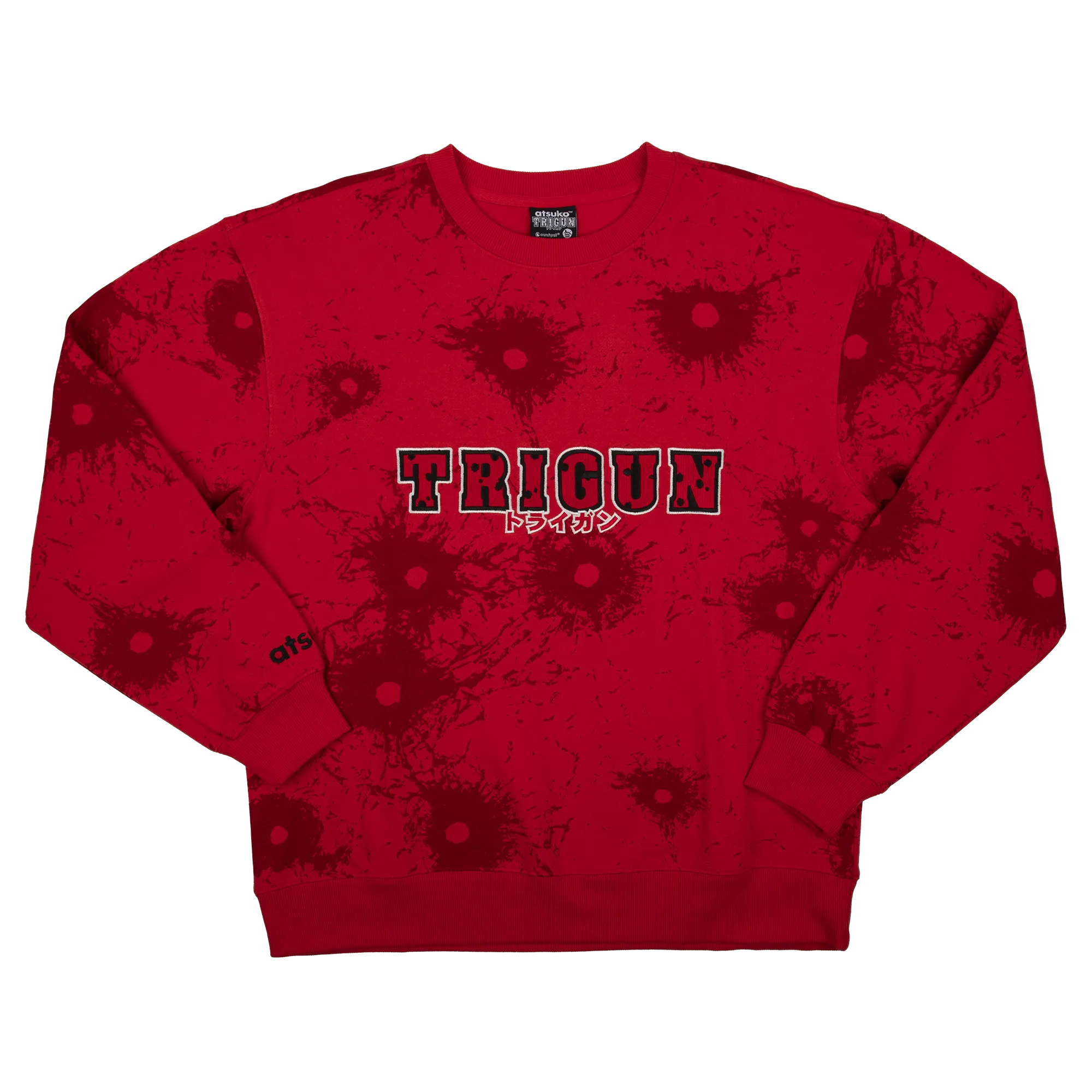 Trigun Red Crew Neck Sweatshirt