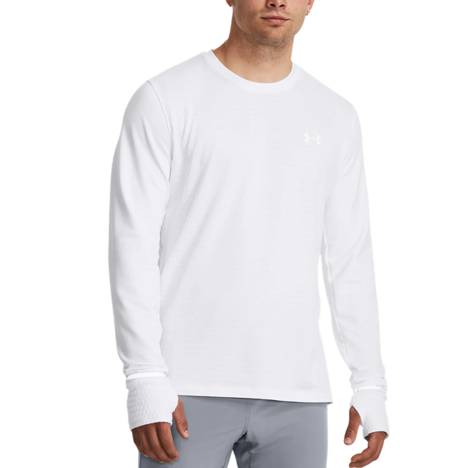 Under Armour Qualifier Cold Maglia  White/Reflective