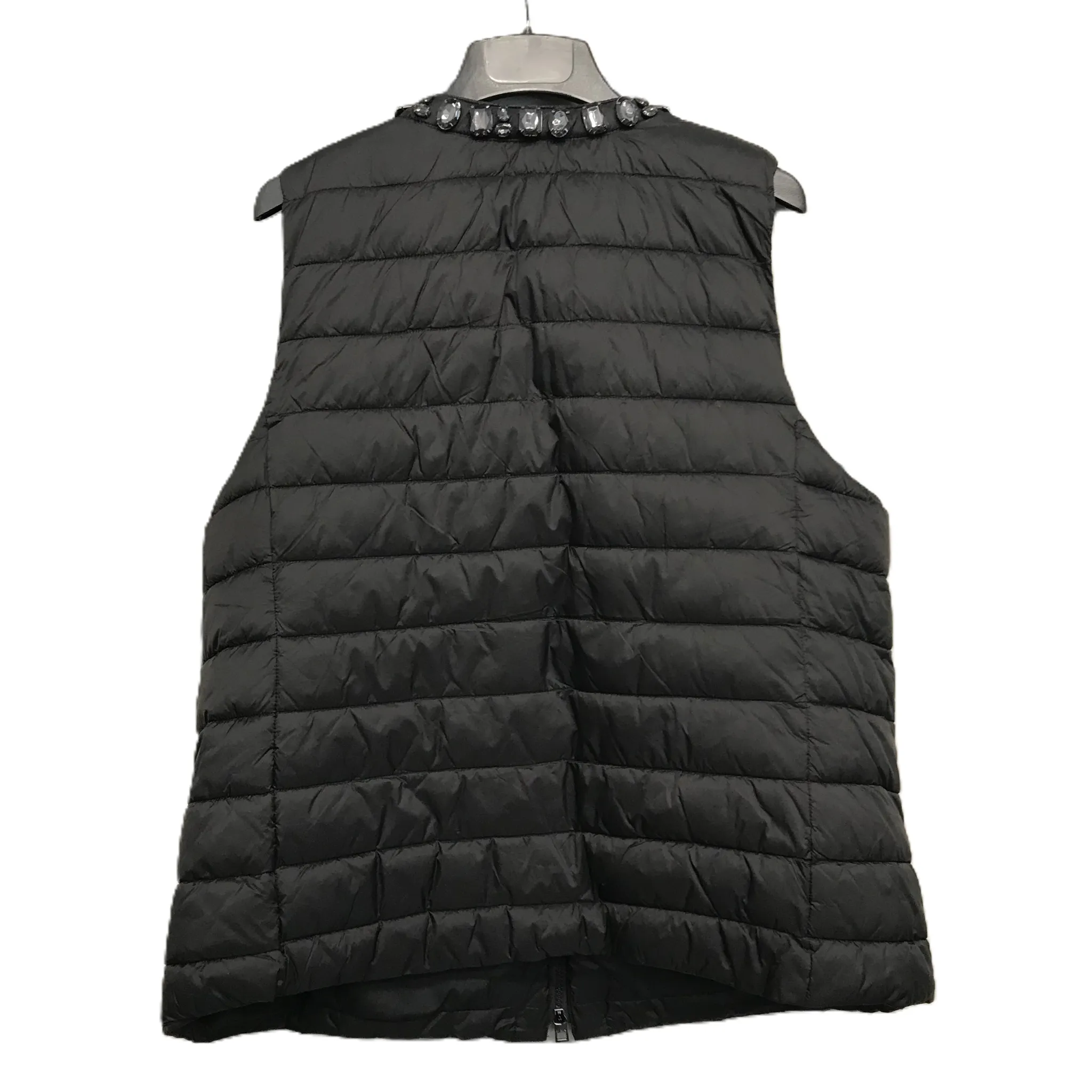 Vest Puffer & Quilted By Chicos In Black, Size: 18