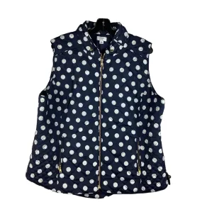 Vest Puffer & Quilted By Crown And Ivy In Polkadot Pattern, Size: Xxl