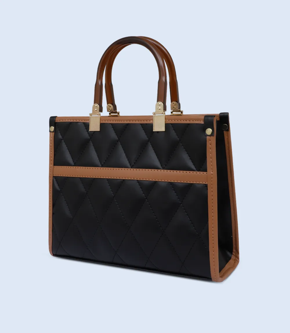 WB2612-BLACK-Women Trendy Bag