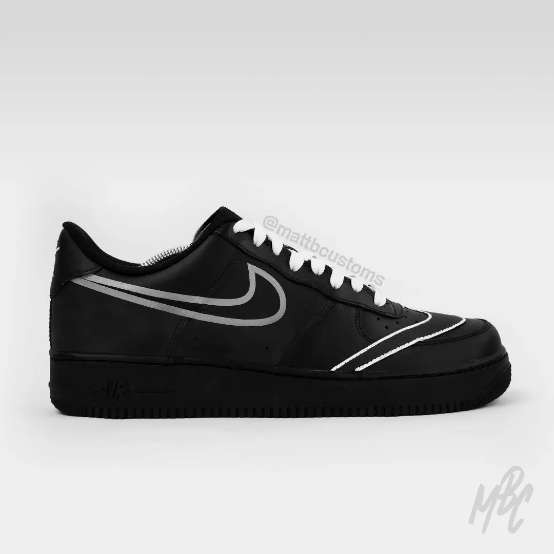 White Rework - Black Air Force 1 | UK 10.5