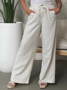 Z SUPPLY Cortez Pinstripe Linen Pant