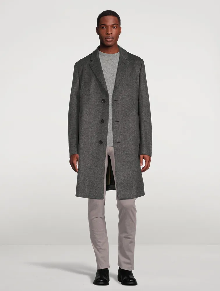 ZEGNA Wool Cashmere And Silk Overcoat