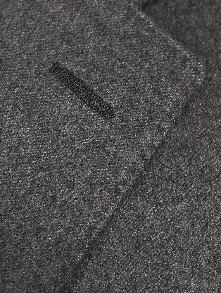 ZEGNA Wool Cashmere And Silk Overcoat